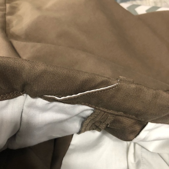 Chaps Flat Front Hidden Stretch Waist Shorts - Picture 5 of 8